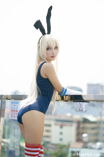 MingTao 明桃 - Shimakaze Swimsuit nude cosplay leaked 439464