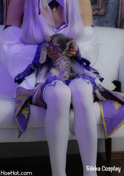 Rikka Cosplay - Emilia nude cosplay leaked 425047