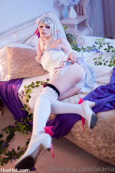 Akariia - Bride Emilia nude cosplay leaked 207640