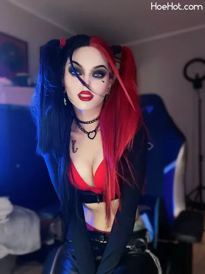 Andrasta - Goth Harley Quinn nude cosplay leaked 580741