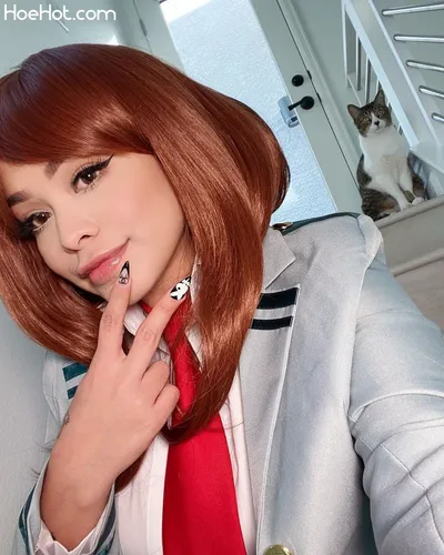 Alva Jay - Ochako Uraraka nude cosplay leaked 628580