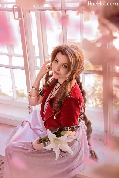 Disharmonica Aerith Cosplay (Final Fantasy 7) nude cosplay leaked 223401