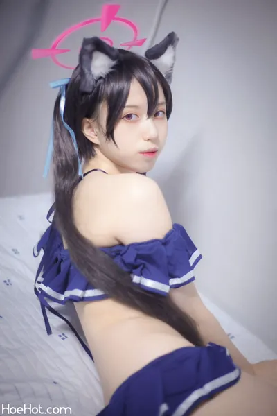 Blue Archive - Serika BIKINI COS nude cosplay leaked 378344