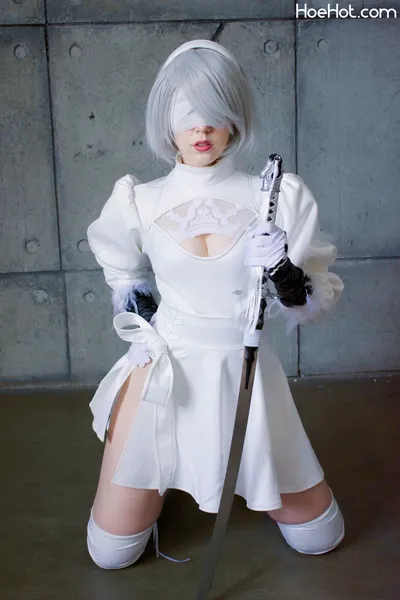 Genevieve Marie - 2B white nude cosplay leaked 61249