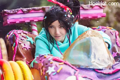 littlejem - Vanellope Von Schweetz nude cosplay leaked 589573