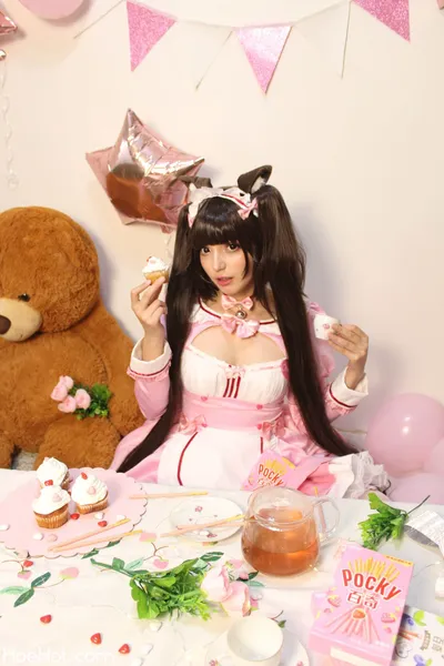 Lia Wink - Chocola (Nekopara) nude cosplay leaked 288710