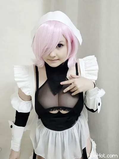 [Runioni] Miyamoto Musashi - Maid (Fate/Grand Order) nude cosplay leaked 613890