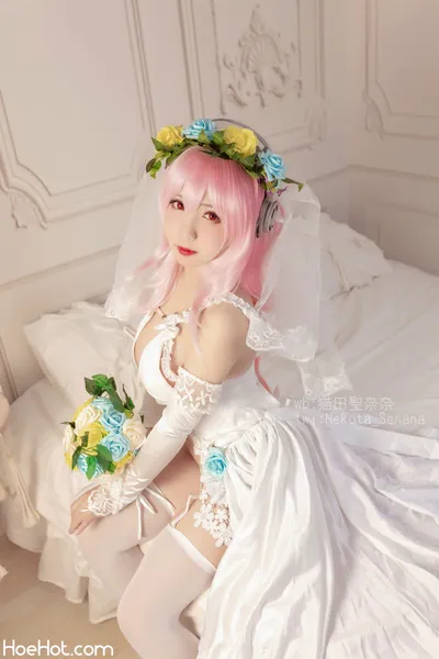 [貓田聖奈奈(桃之啾啾)] 索尼子十周年花嫁 nude cosplay leaked 86248