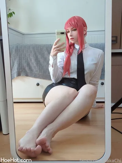 BakaChi - Makima nude cosplay leaked 35343