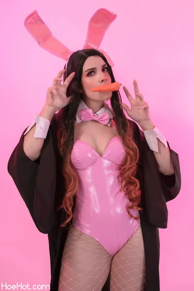 Flaiveth - Nezuko Bunny nude cosplay leaked 319860