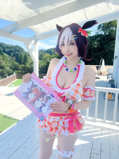 Momoiro Reku - Special Week nude cosplay leaked 297951