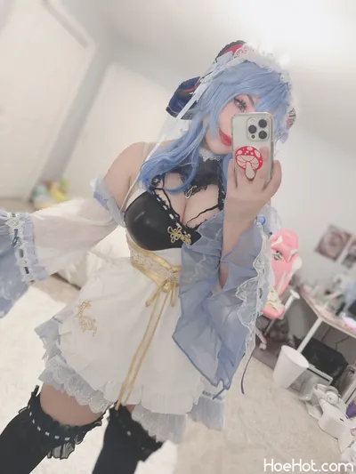 Junkenstein - Ganyu Maid nude cosplay leaked 234872