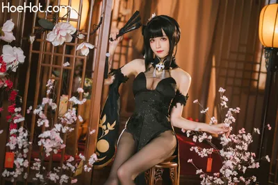 Tomoyo酱-碧蓝航线-镇海旗袍azur lanechen haif:big breastsf:high heelsf:makeupf:pantyhosenon-nude nude cosplay leaked 58410