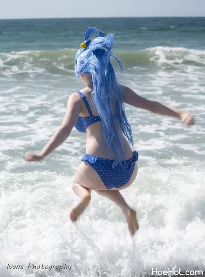 Realfrogg - Aqua nude cosplay leaked 322094