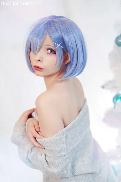 Akariia - Rem XMAS nude cosplay leaked 297881