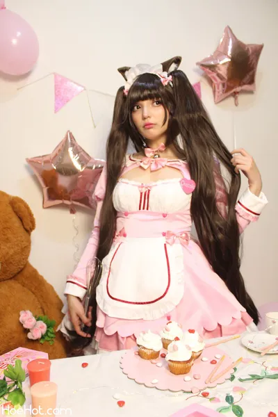 Lia Wink - Chocola (Nekopara) nude cosplay leaked 288726