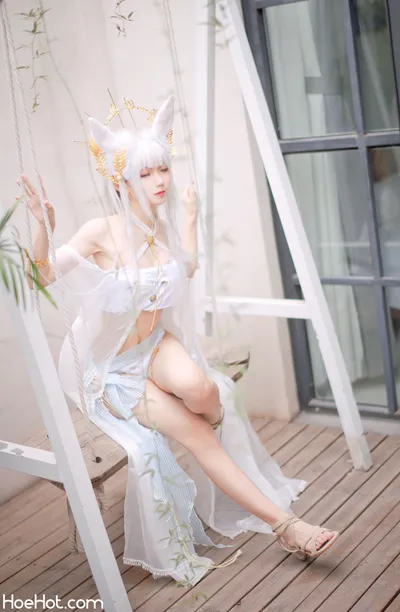 【花柒Hana】NO.06 白金泳装 nude cosplay leaked 613919