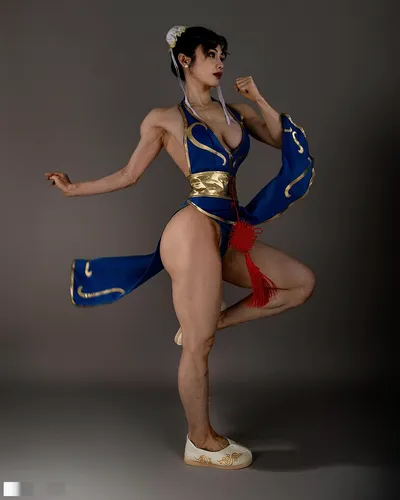 Yuan Herong - Chun li nude cosplay leaked 23931