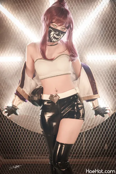 Yuna (유나) - Akali K/DA nude cosplay leaked 349048