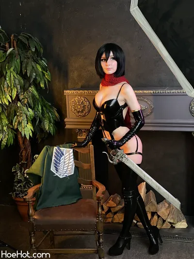 NatsumiPon - Mikasa nude cosplay leaked 320776