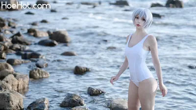 Himeecosplay - Rei Swimsuit nude cosplay leaked 405544