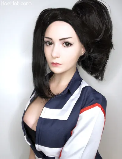 Nikachi  - Momo Yaoyorozu nude cosplay leaked 605912