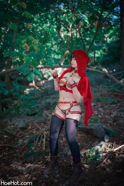 Mimmi (밈미) - DJAWA  Photo -  Naughty Red Hiring Hood nude cosplay leaked 468187