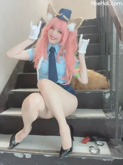 Konomi - Officer Tamamo nude cosplay leaked 292902