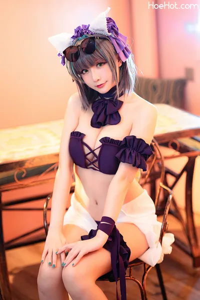 Coser@星之迟迟Hoshilily - 柴郡泳装 nude cosplay leaked 253962