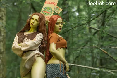 Mik Allen &amp; Alcololi - Shrek &amp; Fiona nude cosplay leaked 212308