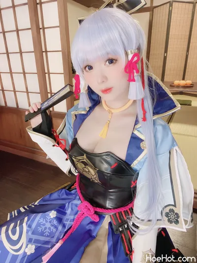 [霜月しも] 白鷺の姫君 原神の神里綾華 nude cosplay leaked 379315