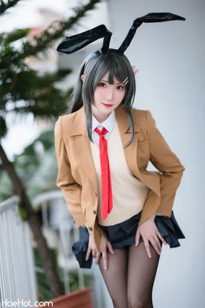 瓜希酱 - 樱岛麻衣 校服 nude cosplay leaked 42170