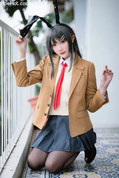 瓜希酱 - 樱岛麻衣 校服 nude cosplay leaked 42162