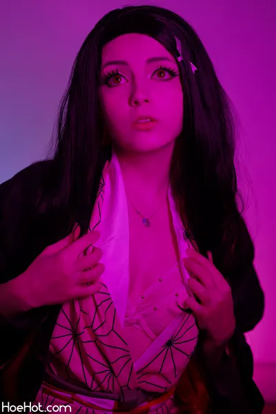 Olyashaa - Nezuko nude cosplay leaked 301759