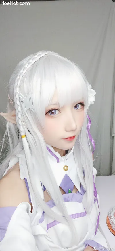 [花柒Hana] D.va同人魔法少女 | 艾米莉亚 nude cosplay leaked 430423