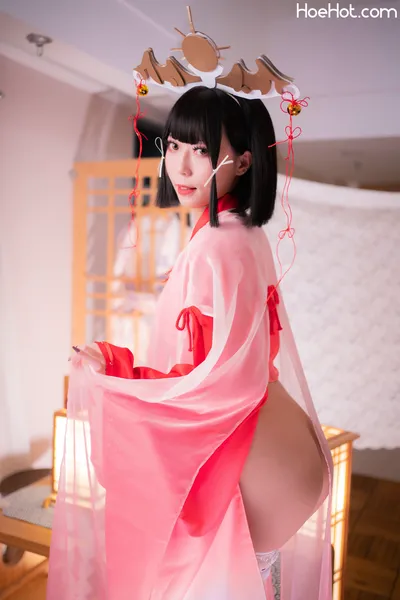 Money冷冷-辉夜巫女 nude cosplay leaked 408883