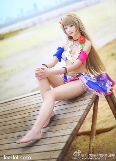 HaoGe - Kotori bikini nude cosplay leaked 104203