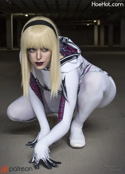 NadyaSonika - Spider Gwen nude cosplay leaked 597494