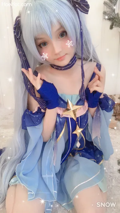 Rocksy Light - Snow Miku nude cosplay leaked 158673