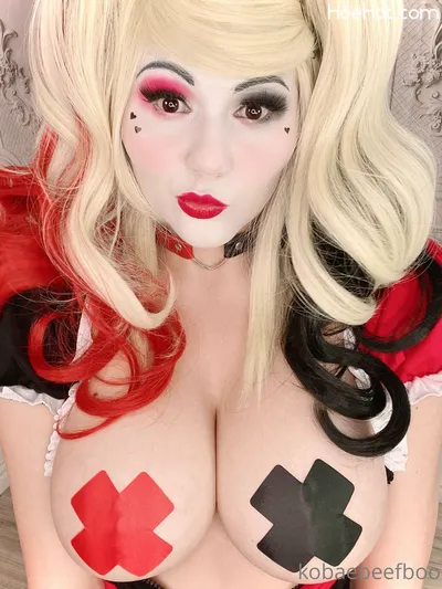 Kobaebeefboo - Harley Quinn nude cosplay leaked 457182