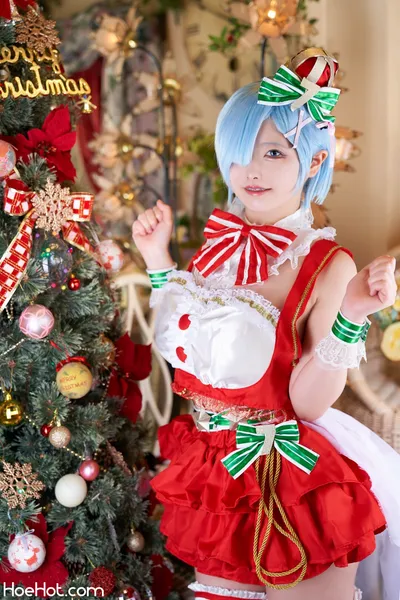 Itchika Red-Beryl - XMas Rem nude cosplay leaked 48237