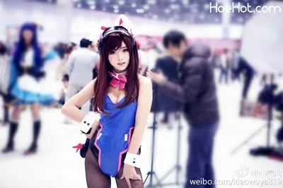 只是简言 - D.Va 泳装 nude cosplay leaked 485676