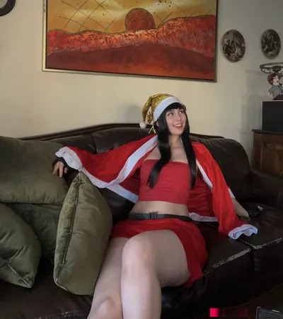 Rosicosplay - Santa Yor nude cosplay leaked 4662