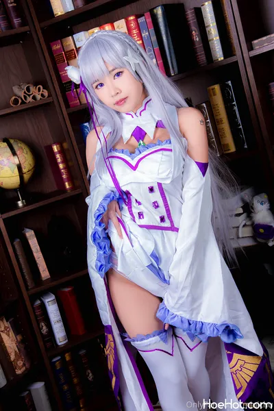 Minichu - Emilia nude cosplay leaked 365123