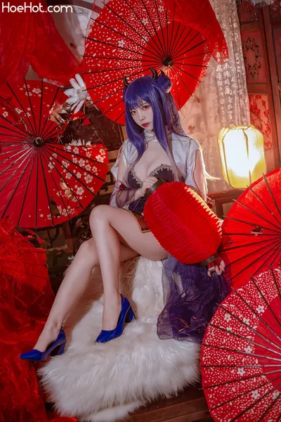 二佐Nisa - 碧蓝航线 伊吹旗袍 nude cosplay leaked 520949