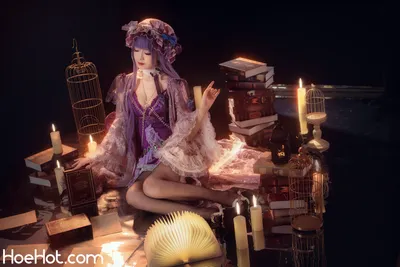 Miyinyin - Patchouli Knowledge nude cosplay leaked 386283