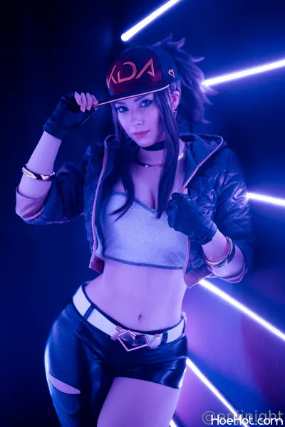 Enji Night - KDA Akali nude cosplay leaked 148086