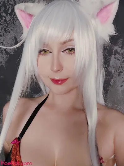 Catziilla - Black Hanekawa nude cosplay leaked 766