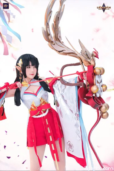 Arena of Valor Cosplay Fox Shrine Maiden Tel&#039;Annas nude cosplay leaked 60950