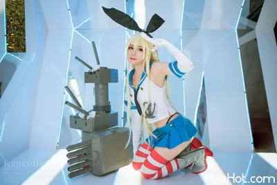 兔言兔語 - Shimakaze nude cosplay leaked 504636